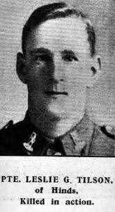 Pte. Leslie Gordon Best Tilson (1897-1917)