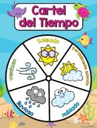 Colección canciones infantiles 😃 48 min! Bajo El Mar Cartel Del Tiempo Spanish Under The Sea Themed Weather Chart