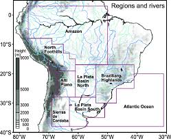 South america physical map | print for free south america is a continent located in the western hemisphere, and mostly in the southern hemisphere. Topographical Map Of South America Showing The Andes Mountain Range Download Scientific Diagram
