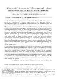 Traccia B Prima Prova L Analisi Dei Tre Testi Proposti Dal By Pietro Alotto La Scuola Che Non C E E Altre Storie Medium
