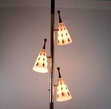 Pole lamp with 3 lights as additional source of light in any interior. Tension Pole Lamp Pole Lamps Vintage Lamps Lamp