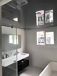 Poser plafond suspendu en pvc rapidement et facilement : Quelles Solutions Pour Cacher Un Lambris Pvc Au Plafond Dans Une Salle De Bains Sur Toulouse Pose De Faux Plafonds En Toile Tendue Et Toile Murale A Toulouse Plafonds Tendus Occitans