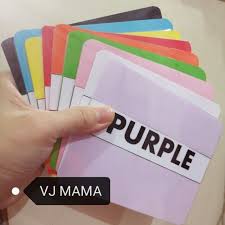 Huruf besar + colour 8 left. Colors Flash Cards Kad Imbas Warna Preschool Learning Montessori Shopee Malaysia