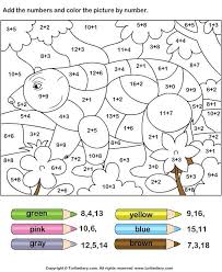 Adding 3 numbers coloring pages. Coloring Pages For Kids Free Printable Numbers Preschool Worksheets Math Click Picture For Math Coloring Worksheets Math Coloring Addition Coloring Worksheet