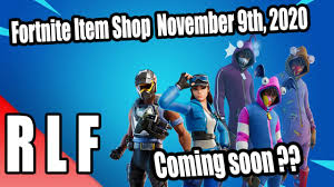 The fortnite 2.24 update patch notes (9.20) are now available. Live Fortnite Item Shop Countdown November 9th 2020 New Skins New Marvel Skins Coming Soon Youtube