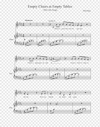 뮤지컬 악보 empty chairs at empty table 악보입니다. Guitar Solo Png Images Pngwing