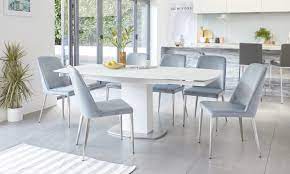 Search results for extending dining table sets. White Extending Dining Table Rotating Extending Table Danetti