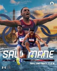 An unforgettable ride. Salif Mane soars 17.41m