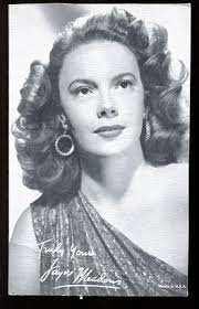 JAYNE MEADOWS-ARCADE CARD-1950 FR/G: (1950) Photograph