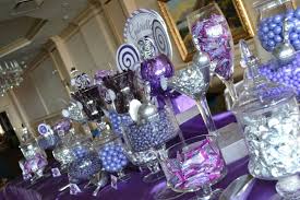 Sweet 16 Candy Buffet Ideas Purple Candy Purple Candy Buffet Purple Candy Bar