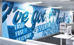 Students From The Queensland College Of Art Griffith University Fine Art Elective The Street Led By Simon Degroot Have C College Art Mural Home Decor Decals