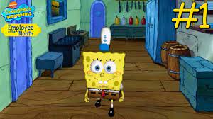 Spongebob Squarepants Employee Of The Month Pc Walkthrough Gameplay Chapter 1 Youtube
