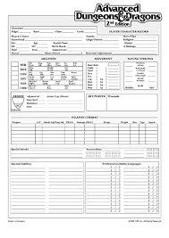 Pen and paper charakterbogen : Ad D 2nd Edition Character Sheet By Synaptyx Character Sheet Dnd Character Sheet Rpg Character Sheet