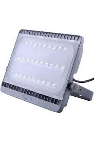 Shop Philips Essential Smart Bright Led Floodlight Bvp161 Led90 Nw 100w 220 240v Wb Grey Kr In Uae From Energy Souq Sma Philips Led Flood Lights Philips Led