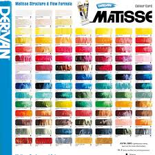 Matisse Colour Chart Ido Art Karen Robinson
