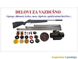Kalibar vazdušne puške može biti 4,5 mm (.177 inča) , 5,5 mm (.22 inča). Opruge Dihtunzi I Dijabole Za Vazdusne Puske Oprema Za Lov Obrenovac Kupujem Prodajem
