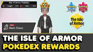What Do You Get For Completing The Isle Of Armor Pokedex Pokemon Sword Shield Dlc Youtube