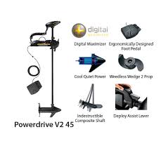 How to install minn kota power drive trolling motor. Minn Kota 45 Powerdrive V2 48 45lb Thrust 48 Shaft Walmart Com Walmart Com