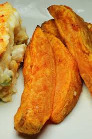 Baked Sweet Potato Sticks Recipe In 2020 Recipes Potato Sticks Baking Sweet