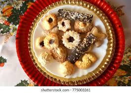 Church window cookies are a classic no bake christmas cookie made with mini marshmallows, chocolate, walnuts and shredded coconut! Christmas Cookies Nuts Jam Coconut Decorated Stock Photo Edit Now 775003261