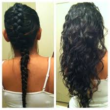 If you're looking for a big hair look and left your crimper in the 80s, try this same method with a bunch of small braids. No Heat Curls 12 Ways To Get Heatless Curls Damp Hair Styles Wavy Hair Overnight Curls No Heat