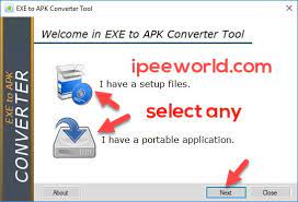 Now you can convert files in windows android apps on your android mobile. Conversion Of The Apk To Exe File Convert Apk To Exe File Format Exe Convert To Apk