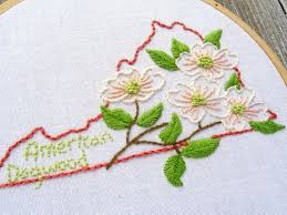 Come vi ho già detto, ho avuto dei seri problemi con internet, che non potevo collegarmi al pc, così nel frattempo. Dogwood Flower Hand Embroidery Pattern Pdf Virginia Embroidery Virginia Gift Floral Embroidery D Paper Embroidery Embroidery Patterns Hand Embroidery