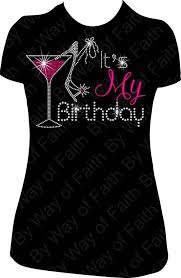Pink Birthday Squad T Shirts It S My Birthday With Martini Glass Bling Glitter Shirt Etsy Birthday Squad Shirts Glitter Shirt 40th Birthday Shirts