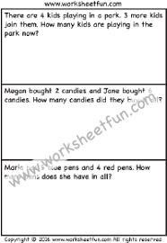 We provide math word problems for addition, subtraction, time, . Addition Word Problems Free Printable Worksheets Worksheetfun
