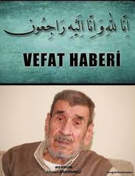 Şanlıurfa Vefat ve Taziye Duyuruları