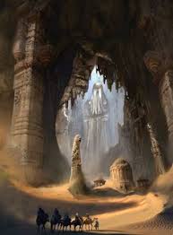 10 Desert Temple Ideas Fantasy Landscape Fantasy Setting Fantasy Places Fantasy art, desert, sand, artwork, orange, dusk. desert temple ideas fantasy landscape