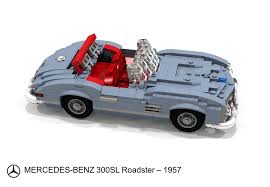 Mercedes Benz 300sl Roadster 1957 Lego Cars Lego Roadsters