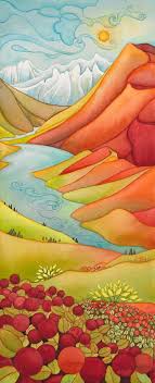 Cranberry Harvest Stephanie Ryan Art Art Illustration Art Painting