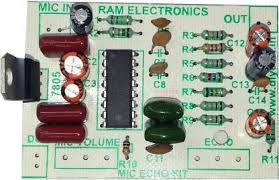 What kind of circuit is an echo mixer? Diycart Echo Mic Circuit Microphone Pre Preamp Kit With Presets For Audio Amplifiers Pt2399 Based Electronic Components Electronic Hobby Kit Price In India Buy Diycart Echo Mic Circuit Microphone Pre Preamp Kit