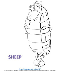 Wordworld Printable Coloring Pages Sheep Coloring Pages Coloring Pages For Kids Cartoon Coloring Pages