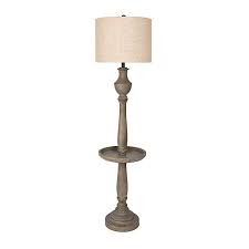 This item allows the glass top to move and to be placed at the best extension for the utmost in space convenience. Gray Wash Accent Table Floor Lamp Kirklands