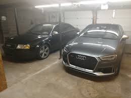 the audi in my garage