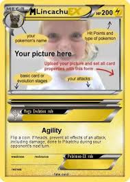 You can edit most text on the card maker by clicking on it and typing. My Pokemon Card Pokemon Names Pokemon Cards My Pokemon