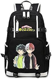 Amazon Com Siawasey My Hero Academia Anime Boku No Hero Academia Cosplay Backpack Daypack Bookbag Laptop Sc My Hero Academia Merchandise School Bags Anime Bag