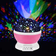 3colors Night Star Moon Sky Starry Projector Led Light Lamp Kids Baby Bedroom Sleep Night Light Walmart Com Walmart Com