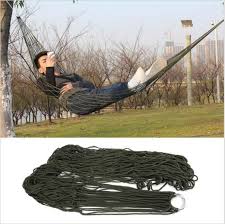Práctica y polivalente, para usar tanto en camping como en. Sleeping Hammock Hamaca Hamac Portable Garden Outdoor Camping Travel Furniture Mesh Hammock Swing Sleeping Bed Nylon Hangnet From Teblue 13 3 Dhgate Com