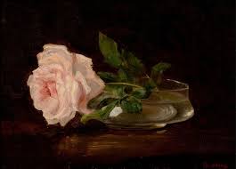 Marcel Dyf The Impressionist Flowers Rose Painting Fine Art Painting Flower Painting