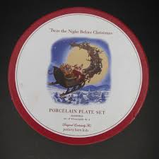 Shop kid friendly christmas plates and dinnerware at pottery barn kids. Details About Set Of 4 Pottery Barn Kids Twas The Night Before Christmas 8 75 Plates 2009 In 2020 With Images Pottery Barn Kids The Night Before Christmas Pottery Barn