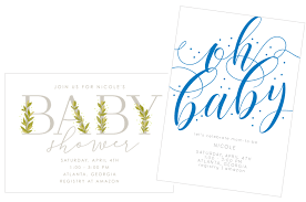 Attach a gift registry too. Creating The Perfect Baby Shower Save The Dates