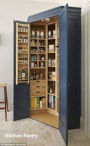 First time being equipped with storage doors, but with sliding drawers in the inside to achieve the desired item more easily. Kitchen Pantry Cabinets In 2020 Pantry Design Diy Kitchen Storage Kitchen Renovation