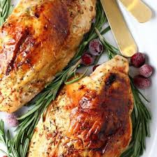 In this thanksgiving recipe, the turkey is first brined and then marinated in citrus, garlic and annatto paste, which give the bird a beautiful orange sheen. Buttermilk Marinated Turkey Breast Let S Dish Recipes