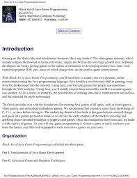 We would like to show you a description here but the site won't allow us. Black Art Of Java Game Programming Introduction
