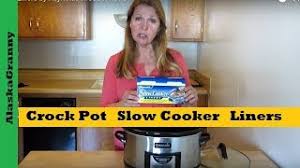 They are made of nylon resin or mylar. Slow Cooker Liners By Reynolds Product Review No Clean Up Crock Pot Cooking Youtube