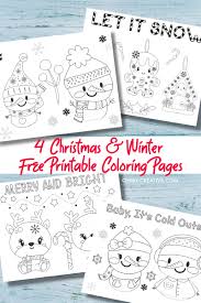 Welcome to our collection of free christmas coloring pages. 4 Free Printable Kids Christmas Coloring Pages Pdf Oh My Creative
