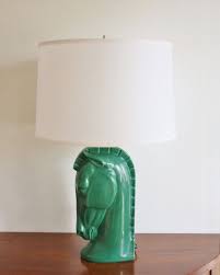 Vintage Emerald Green Horse Head Table Lamp By High Street Market Eclectic Table Lamps Etsy Eclectic Table Lamps Horse Lamp Lamp